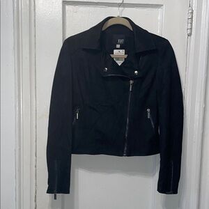 Kut from the Kloth Women's Faux Suede Black Jacket